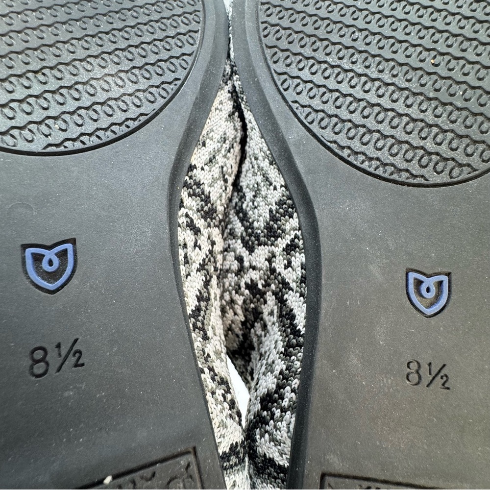 Rothy’s Knot The Flat In Gray Black Python Snake … - image 7